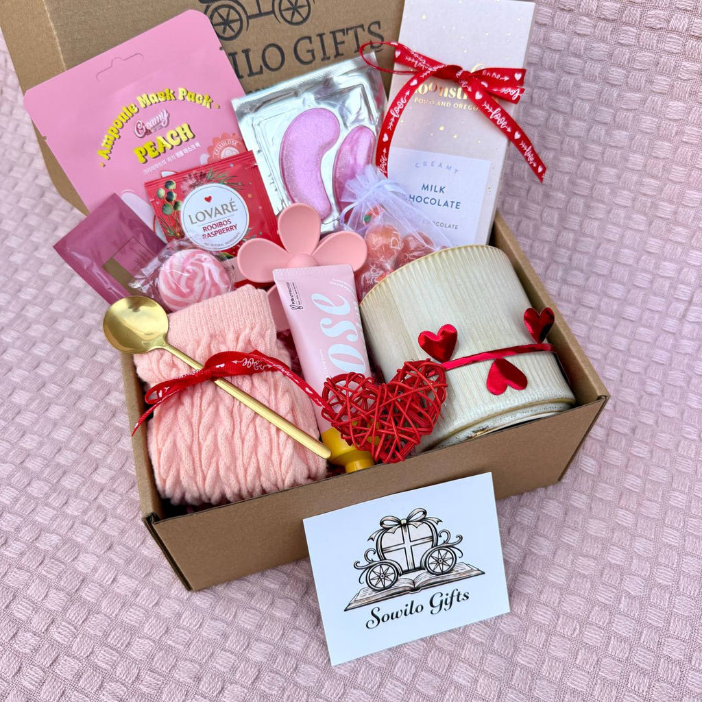 Relax Self-Care Gift Box – Cozy Spa Set with Treats