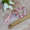 Mom Keychain Gift - Cute Mama Wristlet Keychain Bracelet | Gift for Mom, Mother's Day Gift, New Mom Gift